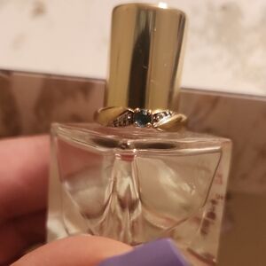 SALEOFTHESPRING 10Kt Gold Ring with Blue Topaz!!